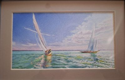 Vitorlások a Balatonon
